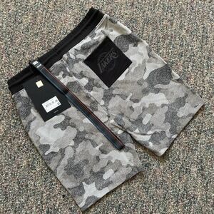 NBA x Hugo Boss Los Angeles Lakers Black Slam Camo Shorts